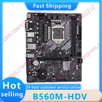 B560M-HDV B560 LGA 1200 DDR4 64GB PCI-E 4.0 2×M.2 USB3.2 Micro ATX