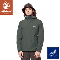 【Wildland 荒野 男 輕薄防水高透氣機能外套《黑森林》】W3916/連帽外套/風衣/衝鋒外套