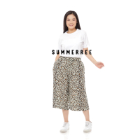 SUMMERREE CELANA KULOT KATUN RAYON MOTIF LEOPARD