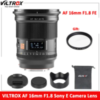 VILTROX 16mm F1.8 Sony E Lens AF Full Frame Large Aperture Ultra Wide Angle Lens with LCD Screen for Sony E-mount ZV-E1 A7RVLens
