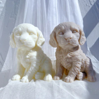 Springer Spaniel Puppy Candle Mold Animal Puppies Soy Wax Silicone Mould Dog Lover Home Decor