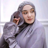 Mukena Terusan Siti khadijah Jumbo, Mukenah Muslim Wanita Dewasa