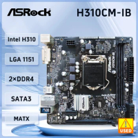 ASRock H310CM-IB Motherboard LGA1151 Intel H310 DDR4 32GB Micro ATX support 9th/8th Gen Intel Core i5-9400F cpu