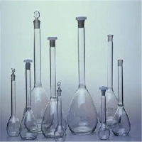 Quartz flask Volume=50ml/Round bottomed flask of quartz glass/Volumetric flask/Laboratory ware