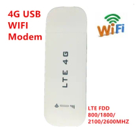 Unlocked 4G USB WIFI Dongel LTE FDD 800/1800/2100/2600MHZ USB Wireless Router LTE WIFI MODEM