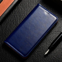 Magnet Natural Genuine Leather Skin Flip Wallet Book Phone Case Cover On For Xiaomi Redmi Note 5 6 7 Pro Note7 7Pro 32/64/128 GB