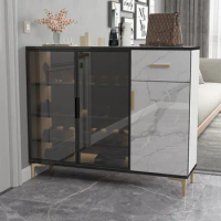 Luxury door shoe cabinet, large-capacity storage locker, simple modern porch cabinet, living room shoe rack