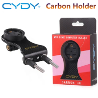 CYDY Carbon 3K Garmin Support For Bicycles Bryton Rider Whaoo Catey XOSS IGPSPORT MAGENE light holder MTB GPS Bike GOPRO Mount