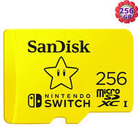 SanDisk 256GB 256G microSDXC【Nintendo SWITCH】microSD SD SDXC 100MB/s U3 SDSQXAO-256G 任天堂記憶卡【序號MOM100 現折$100】