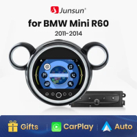 Junsun Qualcomm Wireless Carplay Android Auto Radio for BMW Mini Cooper R60 2011-2014 Car Multimedia Navigation 2din autoradio