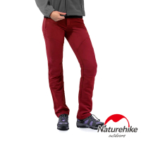 Naturehike 3D剪裁彈力衝鋒褲/保暖機能褲(女款-磚紅)