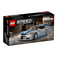 【LEGO 樂高】Speed 賽車系列 - 玩命關頭2日產SkylineGTR R34(76917)