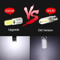 S&D Lampu Kabin LED Plastik Silikon T10 24V - Terangi Kabin Truk Anda dengan Cahaya Terang IH Kuning