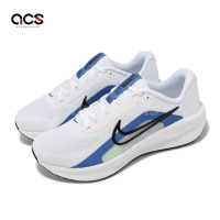 Nike 慢跑鞋 Downshifter 13 Wide 男鞋 寬楦 白 藍 緩震 運動鞋 FJ1284-103