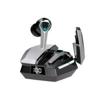 JX10私模電競藍芽耳機遊戲無感延遲雙耳入耳式呼啜燈手機