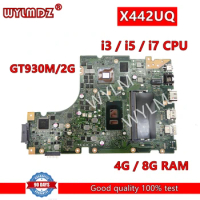 X442UQ i3 i5 i7 CPU 4G 8G-RAM GT930M/2G Motherboard For Asus X442U X442UQR X442UN X442UNR X442UF X442UR A480U X442UA Mainboard