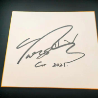 Yuzuru Hanyu Autographed signed Shikishi Card Art Board 27*23 cm J-POP RARE D