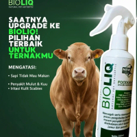 BIOLIQ 250ML - OBAT PENAMBAH NAFSU MAKAN SAPI ,OBAT LUMPY SKIN DISEAS (LSD) (obat sapi), OBAT Penyak