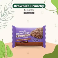 Lemonilo Brownies Cruunchy Milky Chocolate 18 gram - Snack Sehat Rendah Gluten - Snack Anak Cemilan 