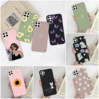 Case For Huawei P40 lite P 40 lite Fashion Cute Butterfly Heart Pattern Matte Silicone Cases For Huawei P 40lite P40lite Fundas