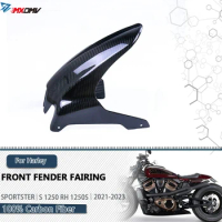 For Harley Sportster S RH 1250 1250S 2021 2022 2023 Front Fender Fairing Kits Motorcycle 100% Carbon FIber