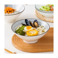 【樂邁家居】日式陶瓷拉麵碗(釉下手繪/可蒸可烤/可微波使用)