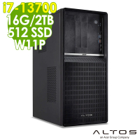 【Acer 宏碁】i7商用工作站(Altos P130F9/i7-13700/16G/512SSD+2TB/W11P)