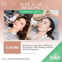 Facial Vacuum Hydro Acne + PRP Serum (3cc) Injection + Microneedling + Rejuran Healer (2cc) Injectio