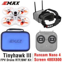 Emax Tinyhawk III 3 FPV Race Drone RTF Kit with Goggles and Transmitter Controller Remote FPV Starte