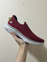 Skechers Goga Mat Go Walk 7 Red 216633RDBK Mens Sneakers Shoes ORIGINAL BNIB 41