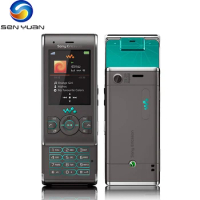 Original Sony Ericsson W595 Mobile Phone 2.2'' TFT Screen 3.15MP Camera 320p@15fps Video Bluetooth FM Radio Slider cellphone