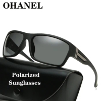 New Fishing Polarized Sunglasses for Men Driving Running Golf Sports Glasses Square UV Protection Designer Style Unisex