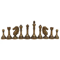 2.5" Glorious Metal Chess Pieces - Chess collection, Metal chess pieces, Chess set, Chess collector's items