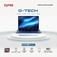 LAPTOP ZYREX D- TECH AMD Ryzen 5 16GB 256GB W11 14.0 HD 2YR BLUE