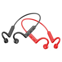 Ks19 Wireless Headphones Tws Bluetooth-compatible Bone Conduction Hanging Neck Handsfree Headset With Microphone
