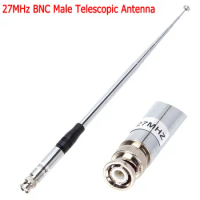 27MHz BNC Male Connector Telescopic/Rod HT Antenna 9Inch To 51Inch For CB Handheld/Portable Radio Walkie-talkie scalable antenna