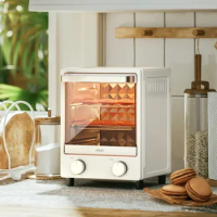 220V12Lirus electric oven household small mini retro vertical small oven multifunctional baking oven