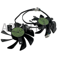 2Pcs/Set FD9015U12S,T129215SU,GPU Graphics Fan,For RX 6600 6600XT 6700 XT PULSE,Video Card Cooling,Replace FDC10H12D9-C