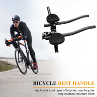 Bicycle Rest TT Handlebar Clip on Aero Bars Handlebar Extension Triathlon Aerobars MTB Road Bike Cyc