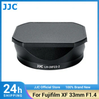 JJC LH-XF23 II Metal Square Lens Hood for Fujifilm Fujinon XF 33mm F1.4 R LM WR Lens on Fuji XT4 XT3 XT2 XT30II XT30 XT20 XT10