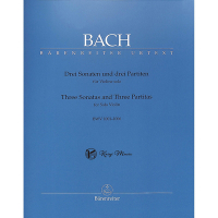 【凱翊｜小熊】巴哈：無伴奏小提琴奏鳴曲與組曲 BWV 1001-1006Three Sonatas and Three Partitas for Solo Violin BWV 1001-1006