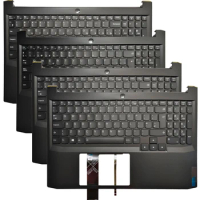 New US/UK/Russian/Spanish Keyboard For Lenovo IdeaPad Gaming 3-15IHU6 3-15ACH6 Palmrest Upper Cover Case AP39J000900 Backlight