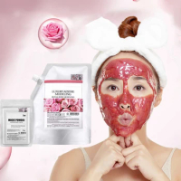 Beauty Salon SPA Rose Soft Hydro Jelly Mask Face Skin Care Whitening Hydrating Collagen DIY Rubber Facial Jellymask Korean 1000g