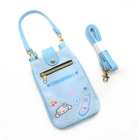 asdfkitty*大耳狗 千禧風 皮質 2用手機包 手提包 斜背包 肩背包 側背包 收納包-日本正版商品