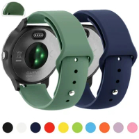 20mm 22mm Silicone Strap For Garmin Venu 2 SQ Band Watch Vivoactive 3 4 Forerunner 645 Wristband Bracelet Garmin Forerunner 245