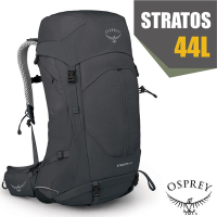 OSPREY Stratos 44 透氣立體網架健行背包.雙肩背包_ 隧道灰 R