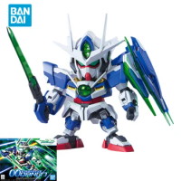Bandai Original GUNDAM Model SDW OO QAN【T】 Anime Action Figure Assembly Model Toys Collectible Model Ornaments Gifts For Kids