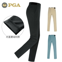 美國PGA 秋季新品 高爾夫男士休閑褲子 運動長褲 彈力腰帶