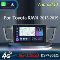 2 din Car Radio Android 10 Carplay/Auto For Toyota RAV4 Rav 4 2013 - 2019 Multimedia video Player 2DIN Gps navigation DSP