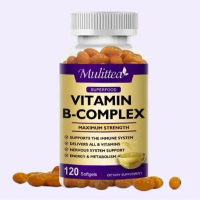Vitamin B Complex ,USA Maximum Strength B12, B1, B2, B3, B5, B6, B7, B9, Asam Folat & Biotin Acid Fo
